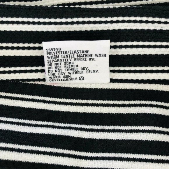 Mango Stripe Boat Neck Summer Dress Women’s Size 16 - Picture 4 of 6